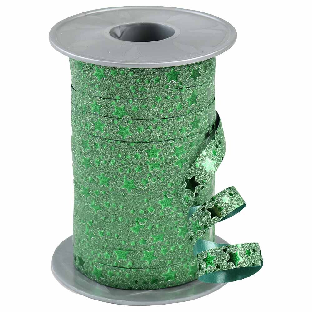 Poly - Ringelband Glitter Star grün Poly - Ringelband Glitter Star grün