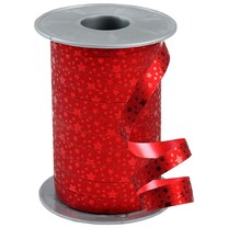 Poly - Ringelband Glitter Star rot Poly - Ringelband Glitter Star rot