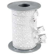 Poly - Ringelband Glitter Star silber Poly - Ringelband Glitter Star silber