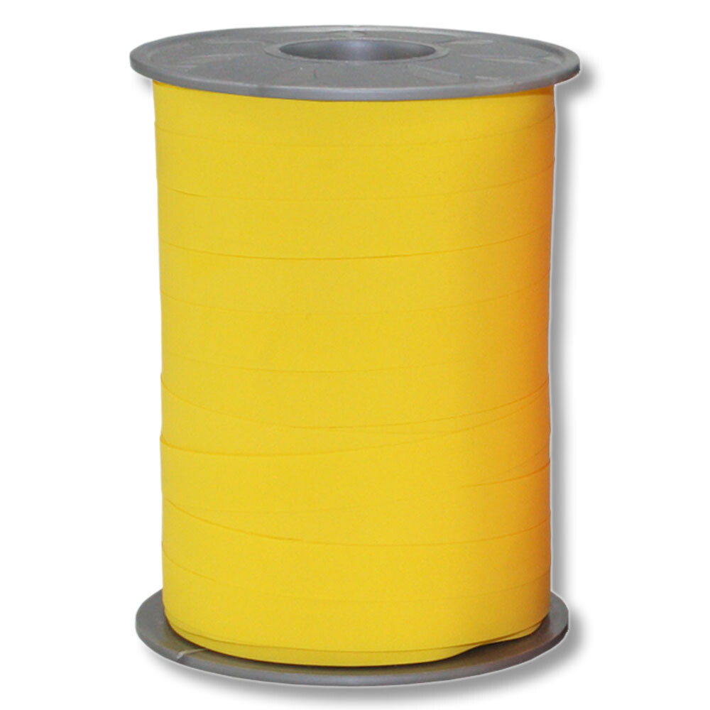 Poly - Ringelband OPAK matt Gelb Poly - Ringelband OPAK matt Gelb