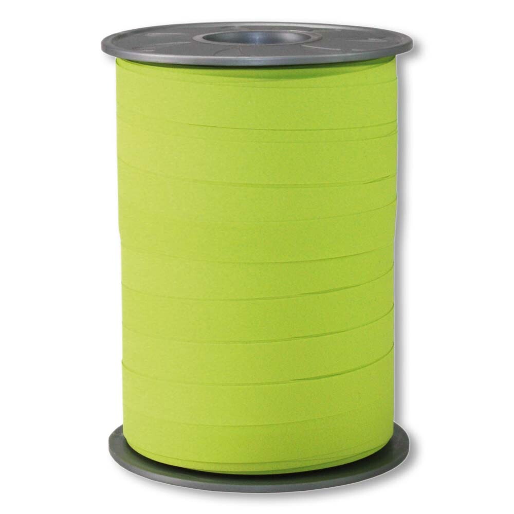 Poly - Ringelband OPAK matt Limette