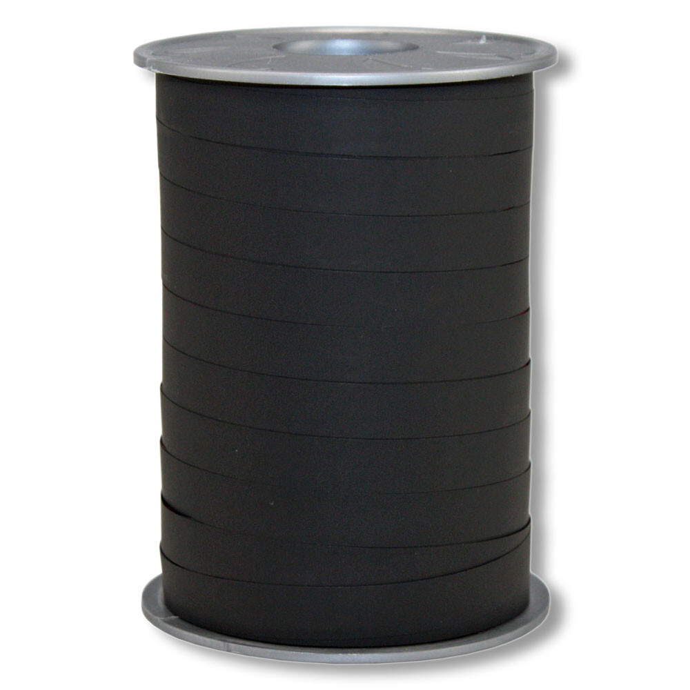 Poly - Ringelband OPAK matt Schwarz