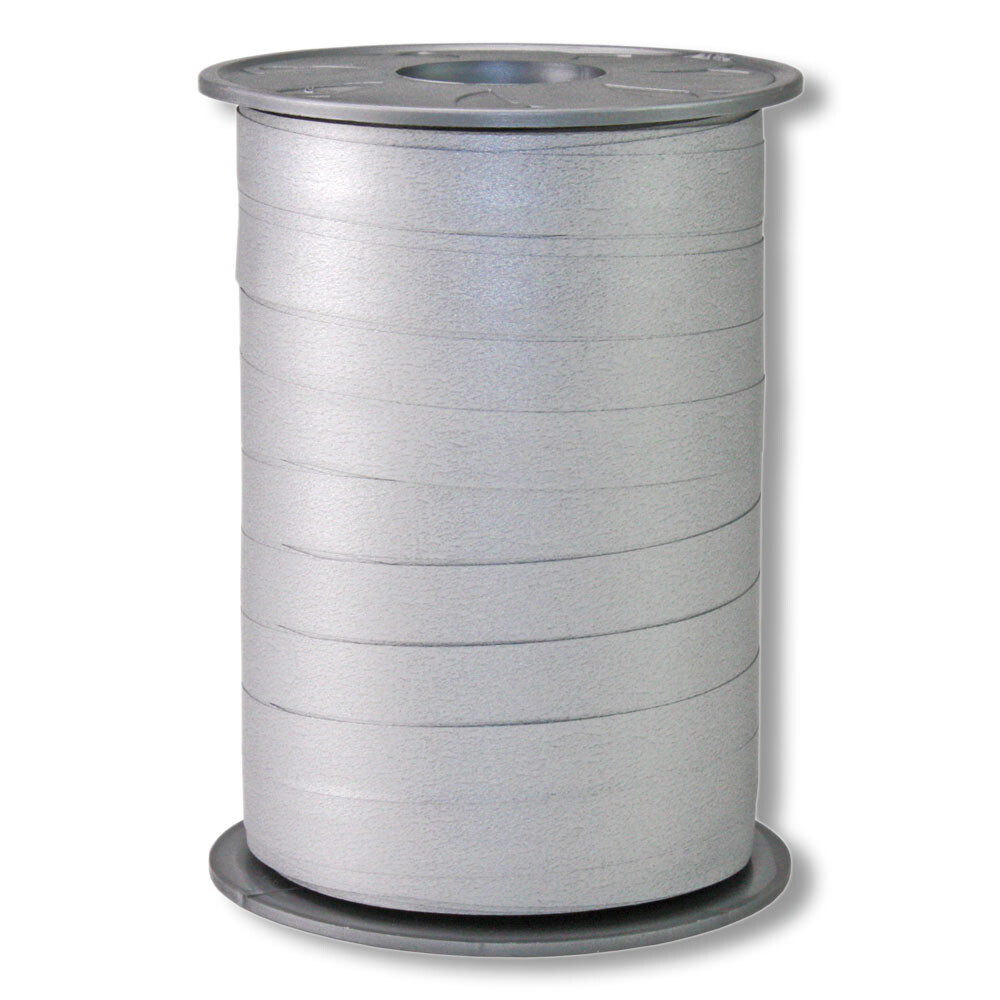 Poly - Ringelband OPAK matt Silber