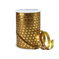 Poly - Ringelband - Weihnachten gold Poly - Ringelband - Weihnachten gold