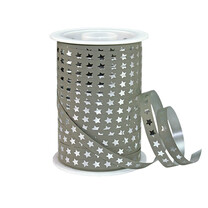 Poly - Ringelband - Weihnachten Grau Poly - Ringelband - Weihnachten Grau
