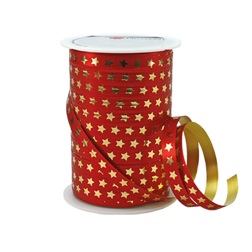 Poly - Ringelband - Weihnachten rot Poly - Ringelband - Weihnachten rot