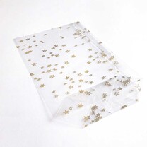 PP-Gebäckbeutel Goldsterne 300 g PP-Gebäckbeutel Goldsterne 300 g