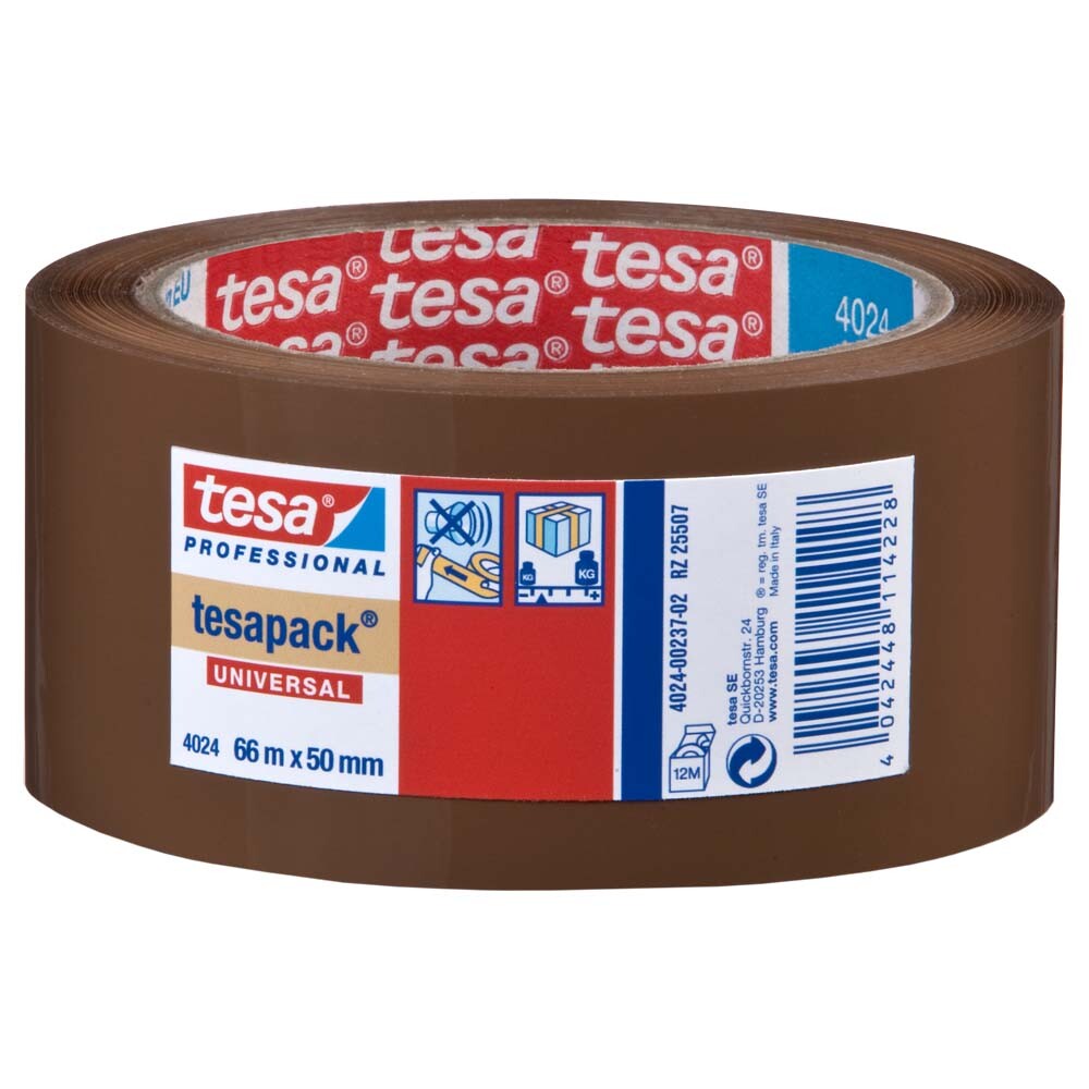 PP Klebeband tesapack® 4024 braun 66 m 50 mm PP Klebeband tesapack® 4024 braun 66 m 50 mm