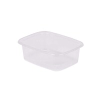 PP Rechteckbecher transparent 125 ml