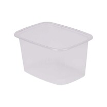 PP Rechteckbecher transparent 300 ml