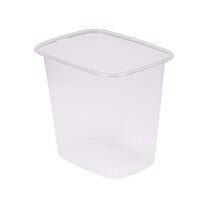 PP Rechteckbecher transparent 500 ml