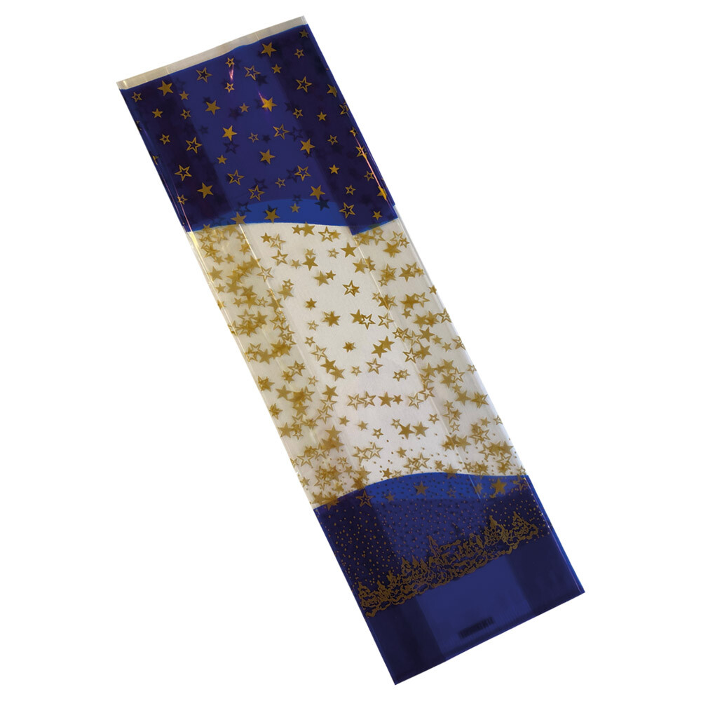 PP-Stollenbeutel mit Weihnachtsmotiv blaugold 1.000 g Füllmenge PP-Stollenbeutel mit Weihnachtsmotiv blaugold 1.000 g Füllmenge