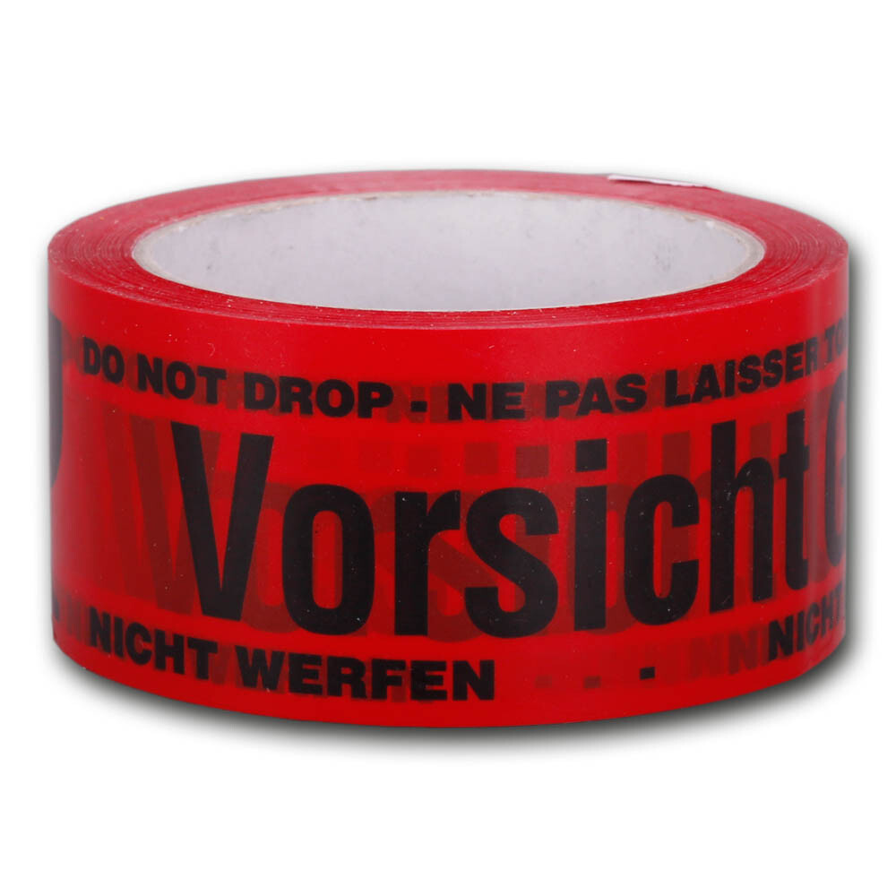 PP Warnklebeband Vorsicht Glas PP Warnklebeband Vorsicht Glas