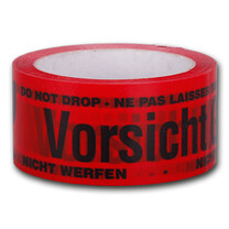 PP Warnklebeband Vorsicht Glas PP Warnklebeband Vorsicht Glas