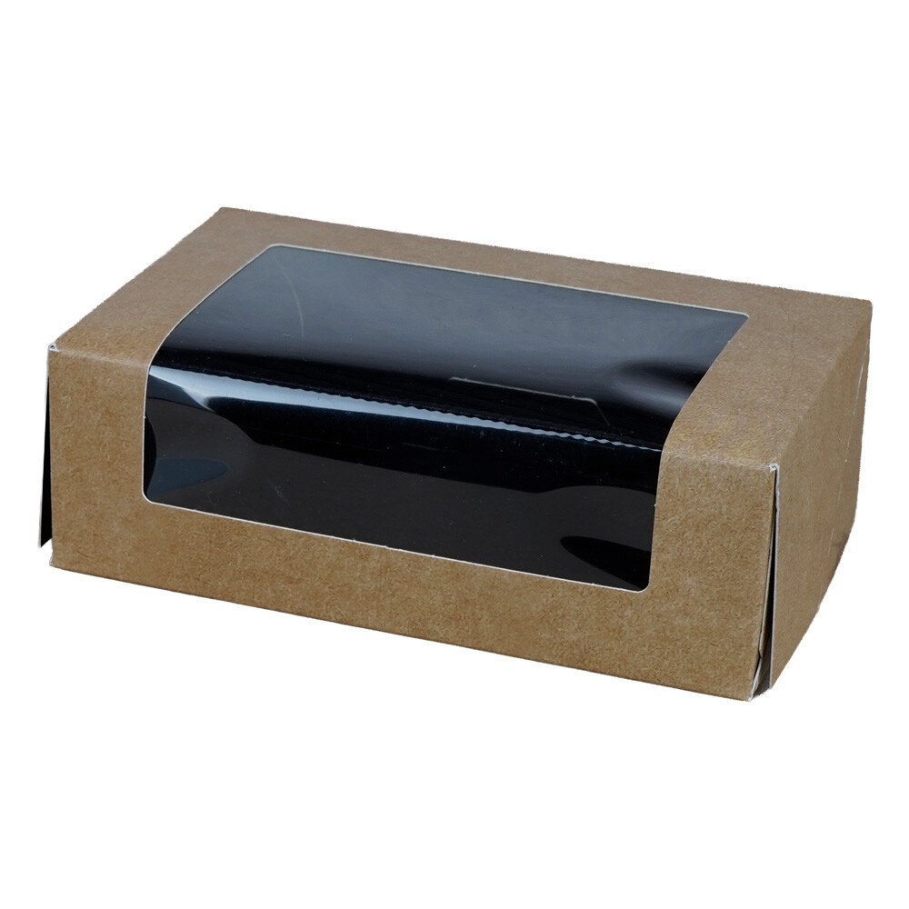 Pralinenschachtel mit Sichtfenster 14 x 8 x 4,5 cm Pralinenschachtel mit Sichtfenster 14 x 8 x 4,5 cm