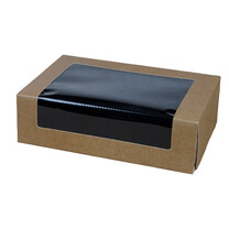 Pralinenschachtel mit Sichtfenster 16 x 10 x 4,5 cm Pralinenschachtel mit Sichtfenster 16 x 10 x 4,5 cm