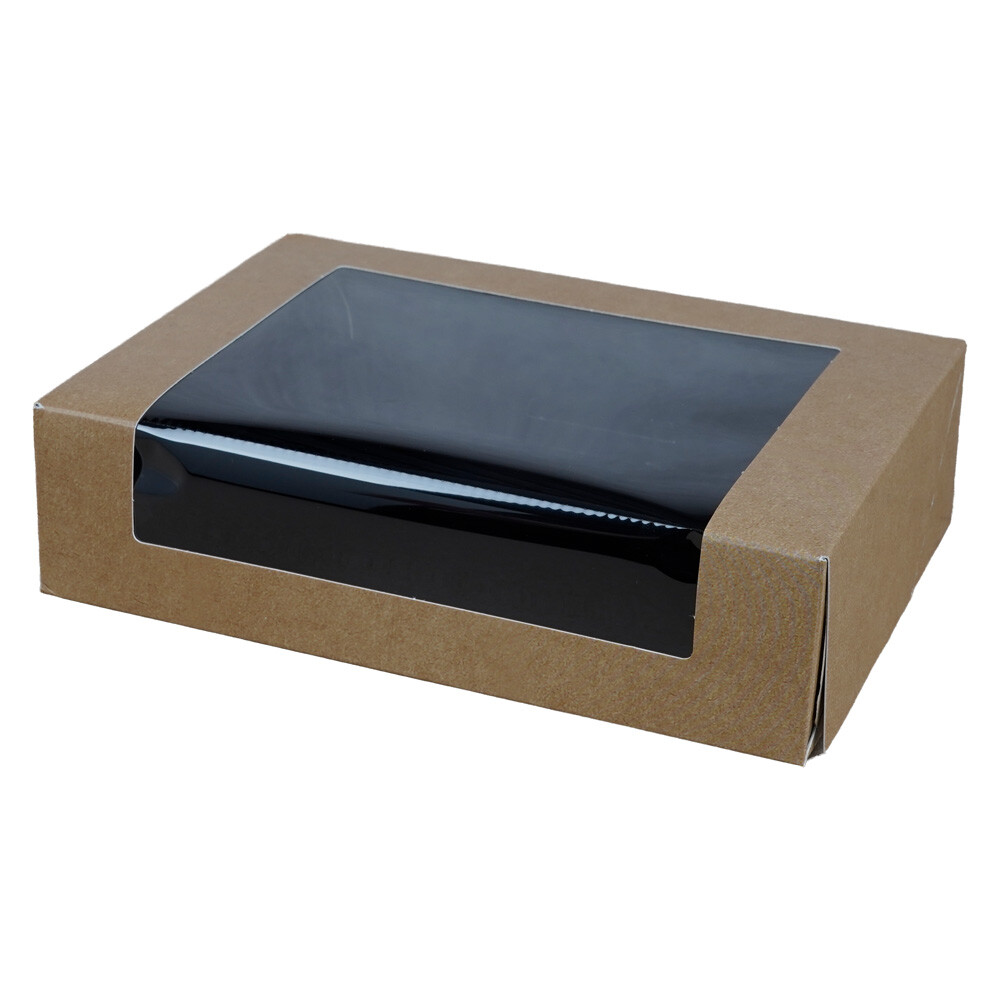 Pralinenschachtel mit Sichtfenster 18 x 12 x 4,5 cm Pralinenschachtel mit Sichtfenster 18 x 12 x 4,5 cm