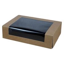 Pralinenschachtel mit Sichtfenster 18 x 12 x 4,5 cm Pralinenschachtel mit Sichtfenster 18 x 12 x 4,5 cm