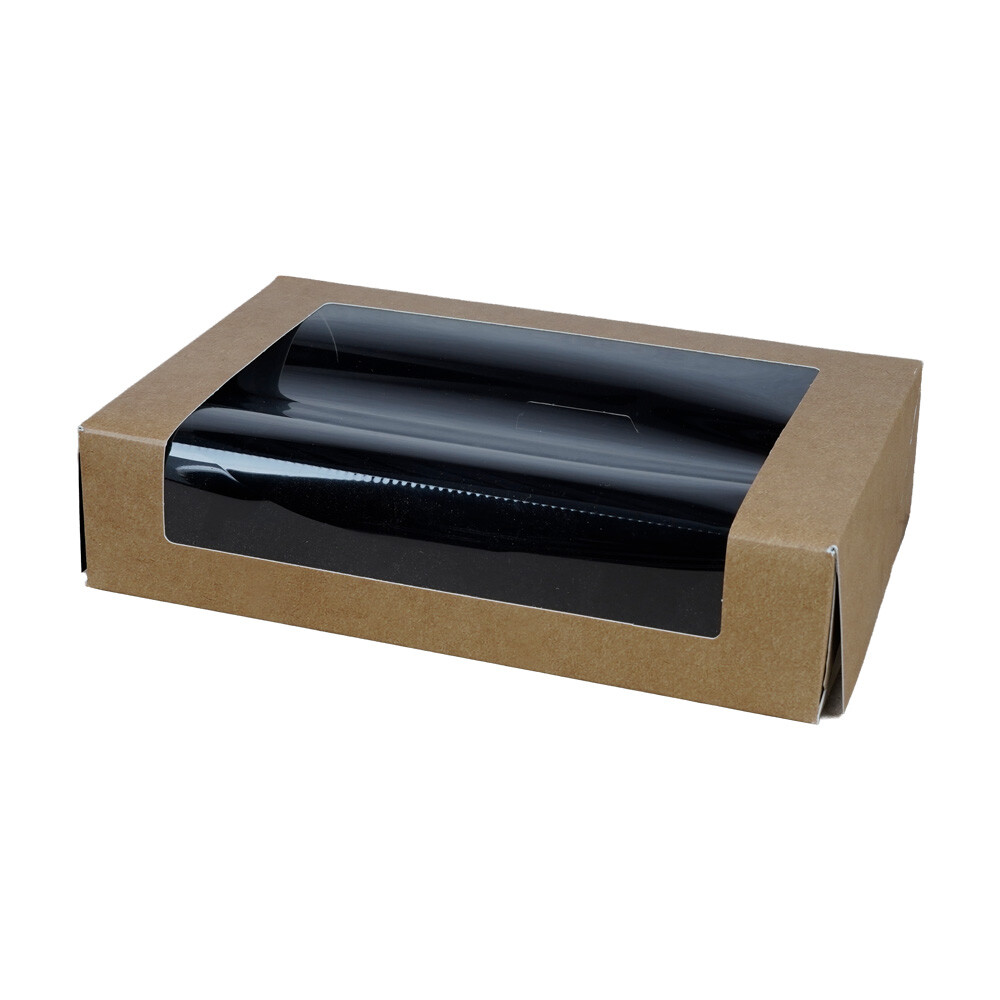 Pralinenschachtel mit Sichtfenster 20 x 12 x 4,5 cm Pralinenschachtel mit Sichtfenster 20 x 12 x 4,5 cm