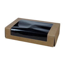 Pralinenschachtel mit Sichtfenster 22 x 15 x 4,5 cm Pralinenschachtel mit Sichtfenster 22 x 15 x 4,5 cm