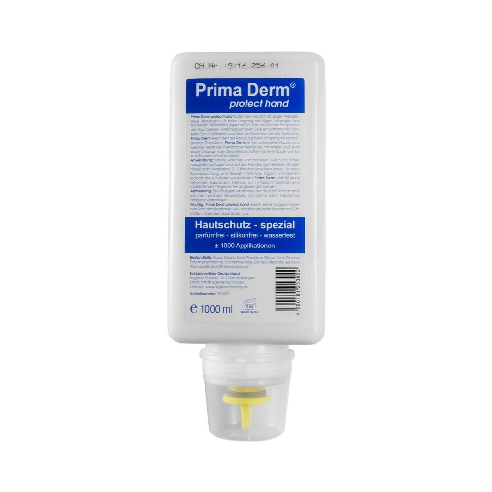 Hautschutz Spezial - Prima Derm protect hand 1.000 ml Hautschutz Spezial - Prima Derm protect hand 1.000 ml