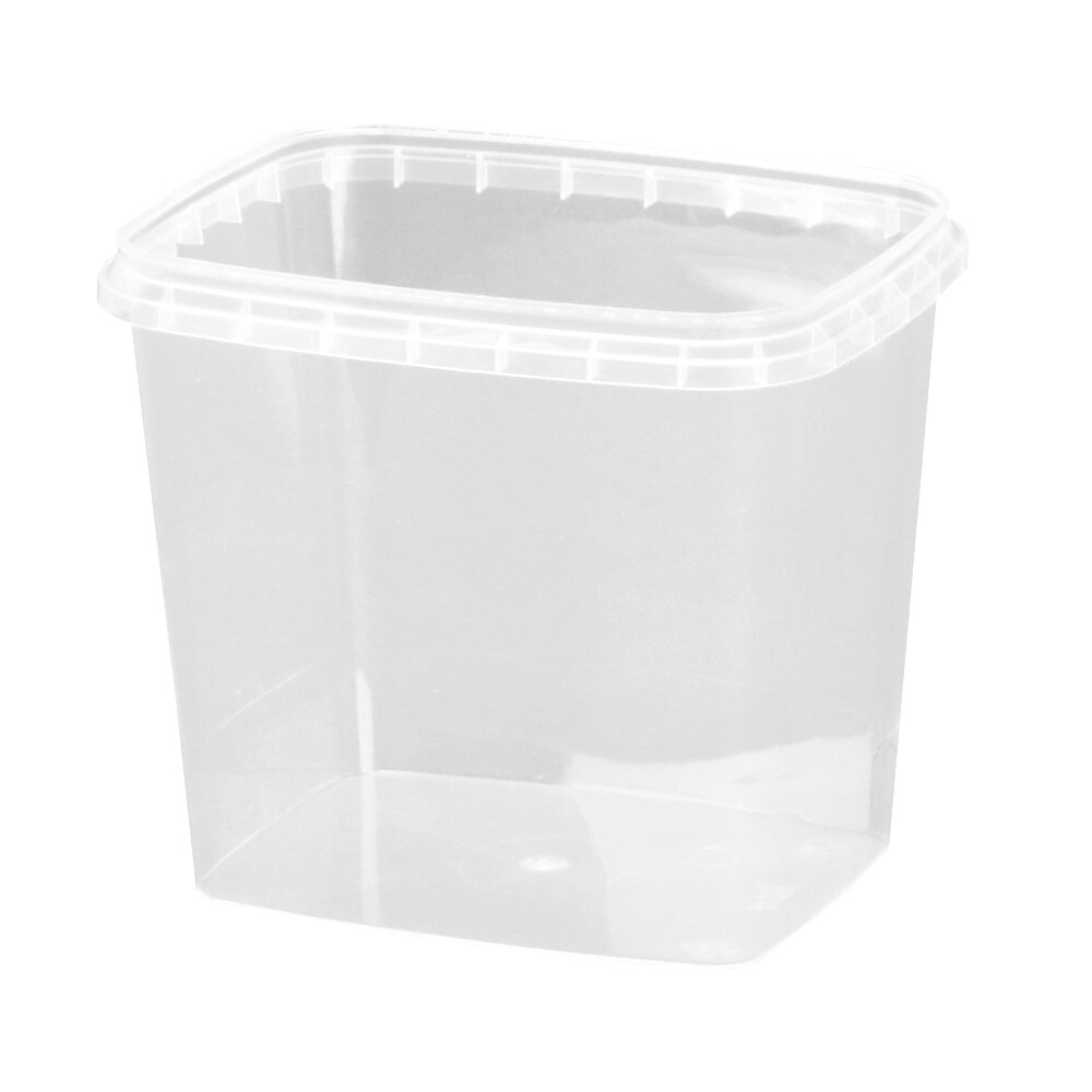 25x Achteckbecher 1500ml Mit Deckel - Praktisch Für Gastronomie & Picknick