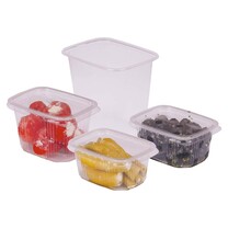 Rechteckbecher transparent Rechteckbecher transparent