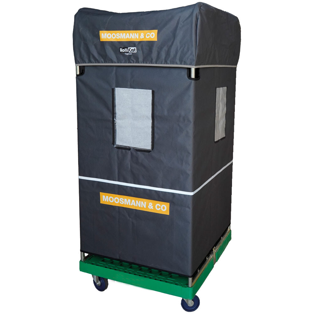 RolliCoat® Abdeckhauben für Rollcontainer mit Gitterhöhe 134 cm RolliCoat® Abdeckhauben für Rollcontainer mit Gitterhöhe 134 cm