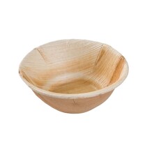 Runde Schalen aus Palmblatt Runde Schalen aus Palmblatt