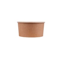 Salatschale 1000 ml braun 149 x 76 mm - PE-beschichtet Salatschale 1000 ml braun 149 x 76 mm - PE-beschichtet