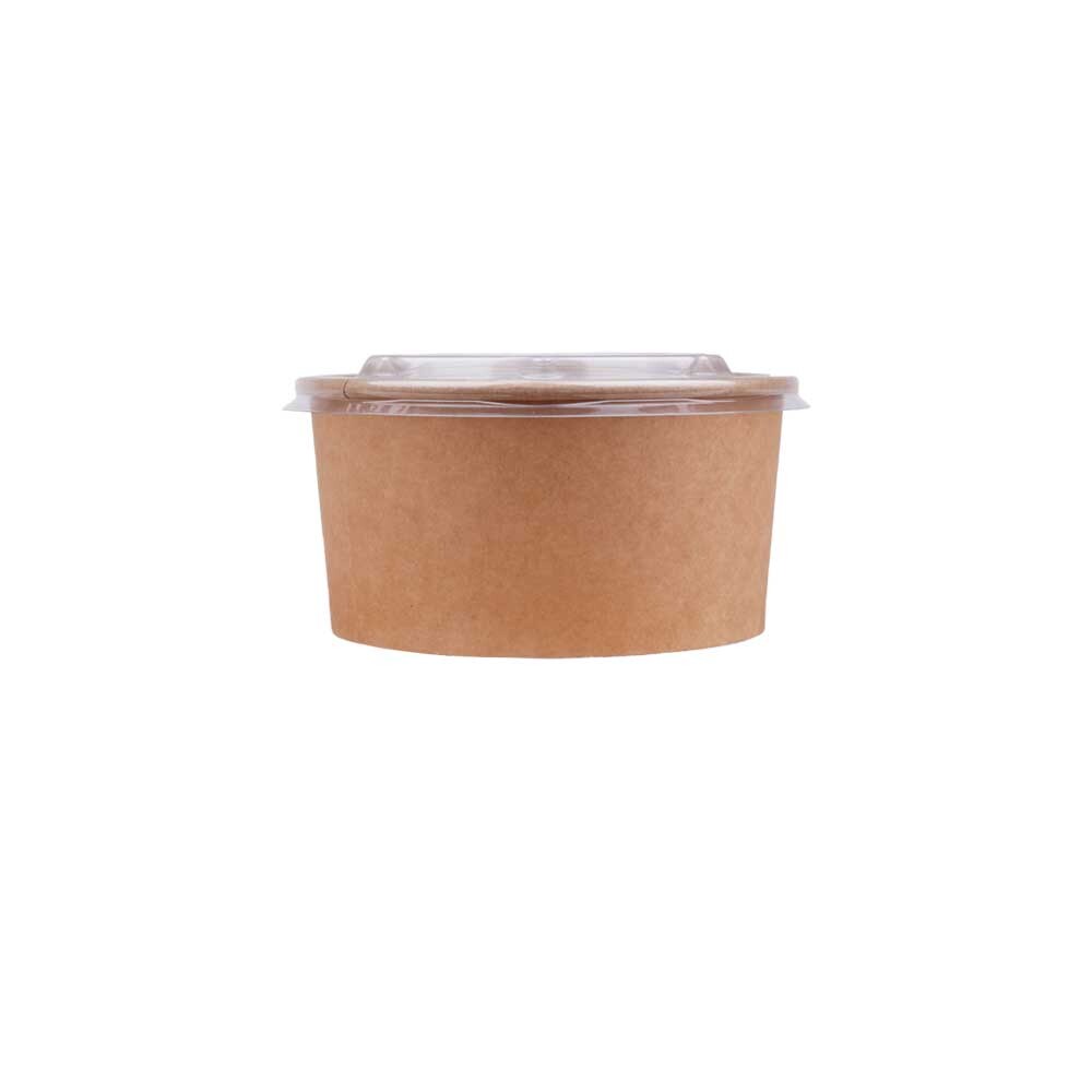 Salatschale 1000 ml braun 149 x 76 mm - PE-beschichtet Salatschale 1000 ml braun 149 x 76 mm - PE-beschichtet