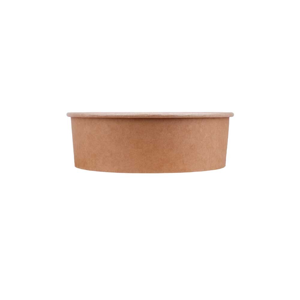 Salatschale 1130 ml braun 183 x 57 mm - PE-beschichtet Salatschale 1130 ml braun 183 x 57 mm - PE-beschichtet