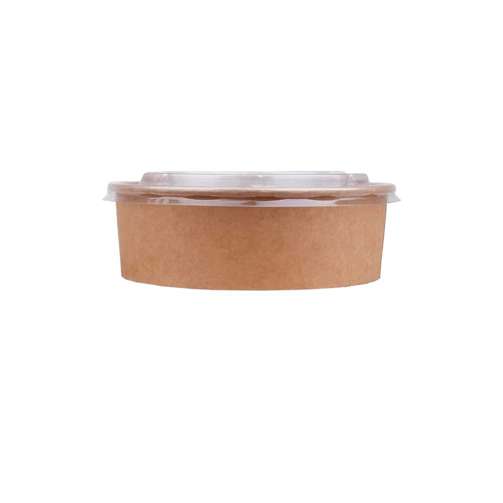 Salatschale 1130 ml braun 183 x 57 mm - PE-beschichtet Salatschale 1130 ml braun 183 x 57 mm - PE-beschichtet