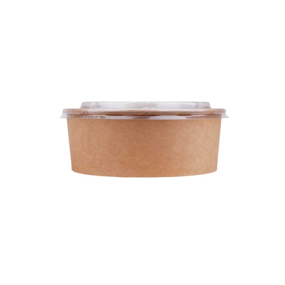 Salatschale 1300 ml braun 183 x 67 mm - PE-beschichtet Salatschale 1300 ml braun 183 x 67 mm - PE-beschichtet