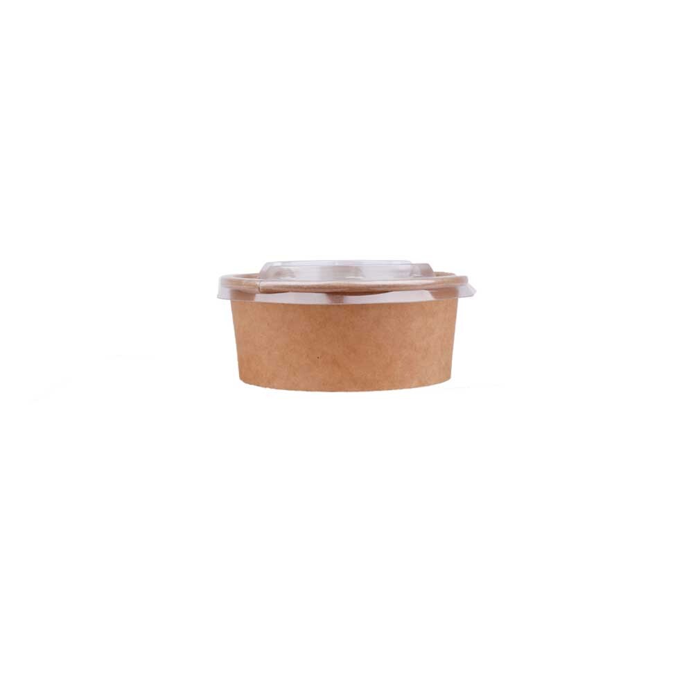 Salatschale 320 ml braun 120 x 48 mm - PE-beschichtet