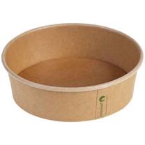 Salatschale 500 ml braun Typ 17011 PLA-beschichtet Salatschale 500 ml braun Typ 17011 PLA-beschichtet