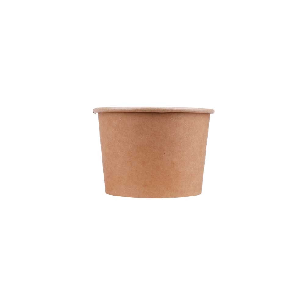 Salatschale 600 ml braun 120 x 83 mm - PE-beschichtet Salatschale 600 ml braun 120 x 83 mm - PE-beschichtet