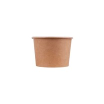 Salatschale 600 ml braun 120 x 83 mm - PE-beschichtet Salatschale 600 ml braun 120 x 83 mm - PE-beschichtet