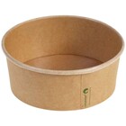 Salatschale 680 ml braun Typ 17012 PLA-beschichtet
