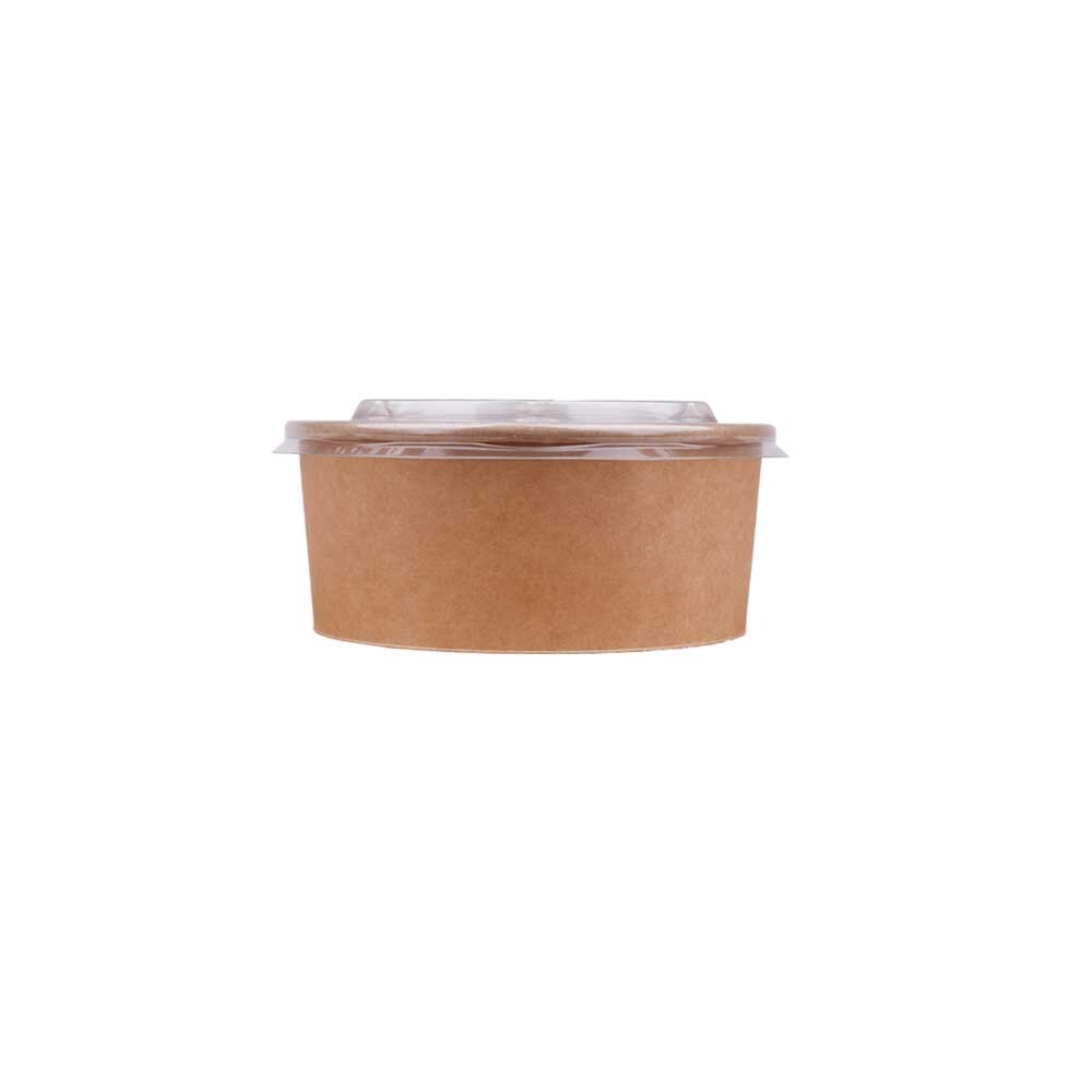 Salatschale 750 ml braun 149 x 58 mm - PE-beschichtet Salatschale 750 ml braun 149 x 58 mm - PE-beschichtet