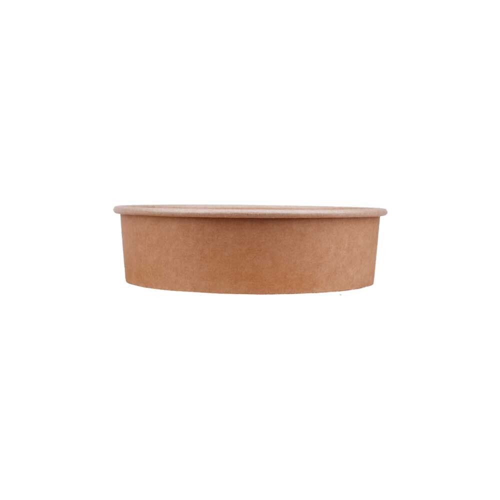 Salatschale 850 ml braun 183 x 49 mm - PE-beschichtet Salatschale 850 ml braun 183 x 49 mm - PE-beschichtet