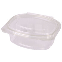 Salatschale "Isabell" oval mit anhängendem Deckel 750 ml Salatschale "Isabell" oval mit anhängendem Deckel 750 ml