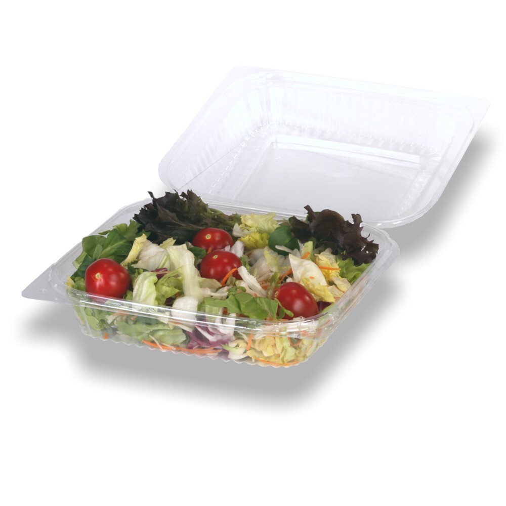 Salatschalen mit Klappdeckel PET Salatschalen mit Klappdeckel PET