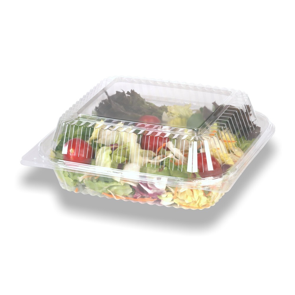 Salatschalen mit Klappdeckel PET Salatschalen mit Klappdeckel PET