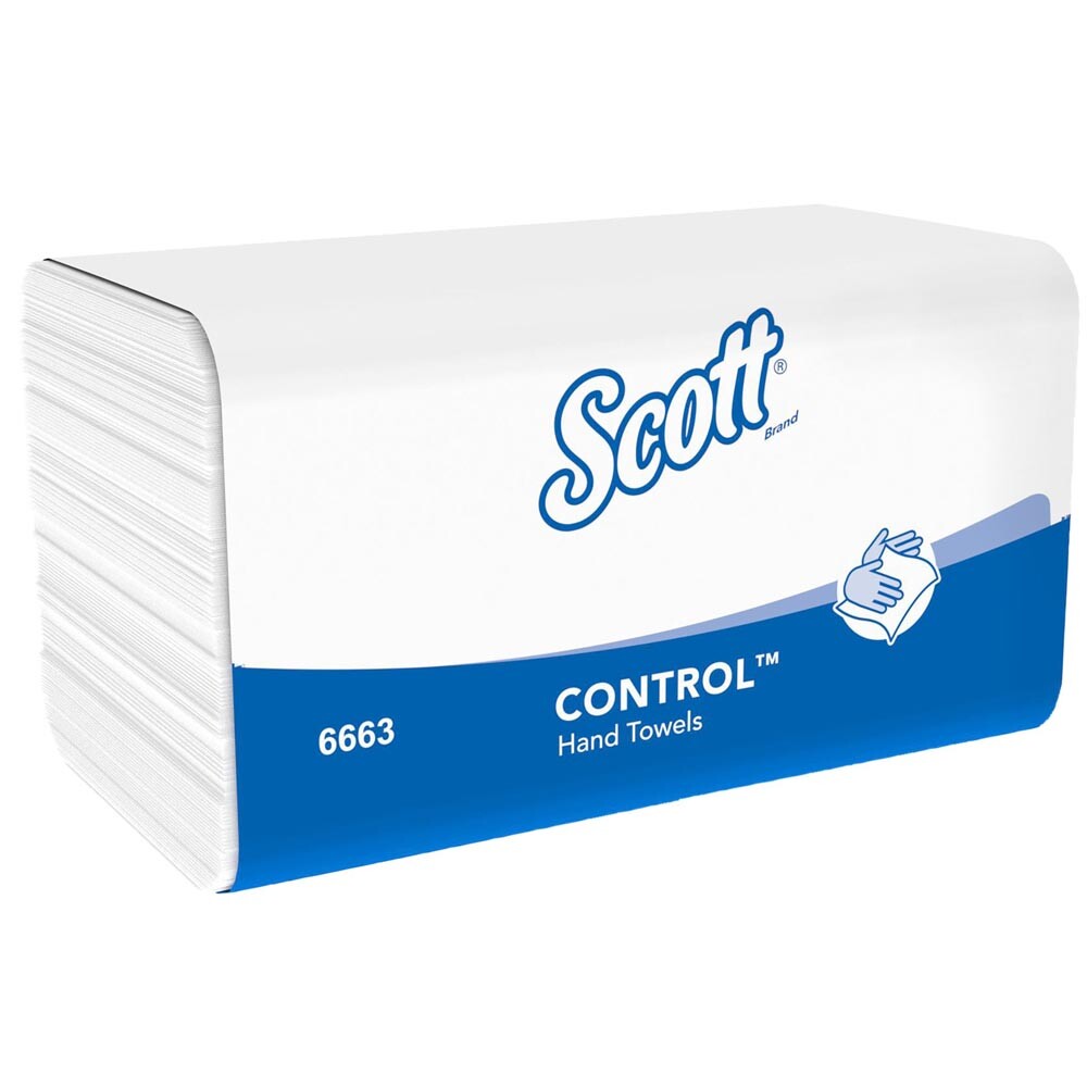 Scott® Control Papierhandtücher 6663 V-Falzung Scott® Control Papierhandtücher 6663 V-Falzung