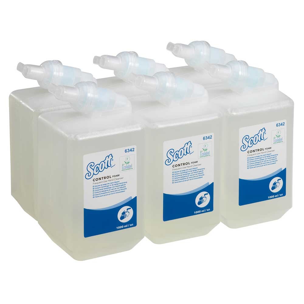 Scott® Control Schaumseife 6342 transparent 6 x 1 l unparfümiert Scott® Control Schaumseife 6342 transparent 6 x 1 l unparfümiert