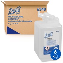 Scott® Control Schaumseife 6348 antibakteriell transparent 6 x 1 l unparfümiert