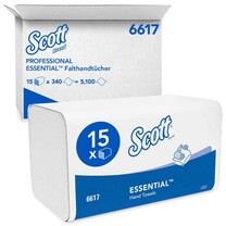 Scott® Essential Papierhandtücher 6617 Interfold-Falzung