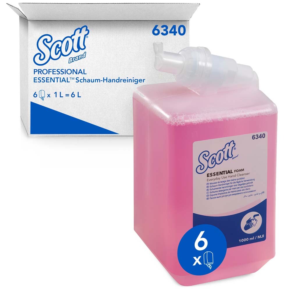 Scott® Essential Schaumseife 6340 rosa 6 x 1 l Scott® Essential Schaumseife 6340 rosa 6 x 1 l