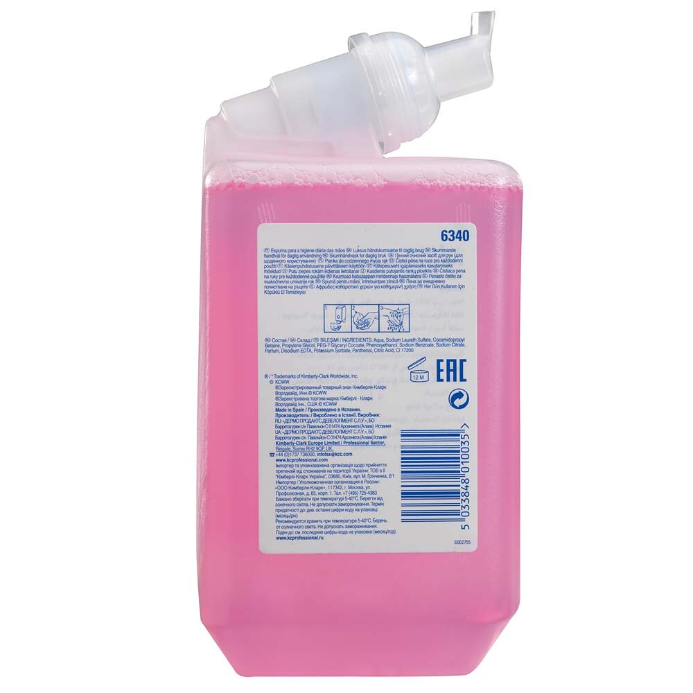Scott® Essential Schaumseife 6340 rosa 6 x 1 l Scott® Essential Schaumseife 6340 rosa 6 x 1 l